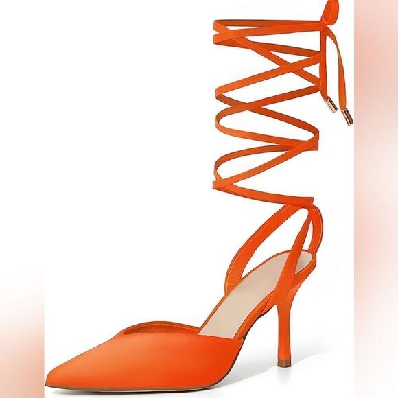 (7-2787)  🔥3/$20🔥 Mysoft Women's Wrap Heeled Sandals Strappy Sz 8 - Picture 3 of 13